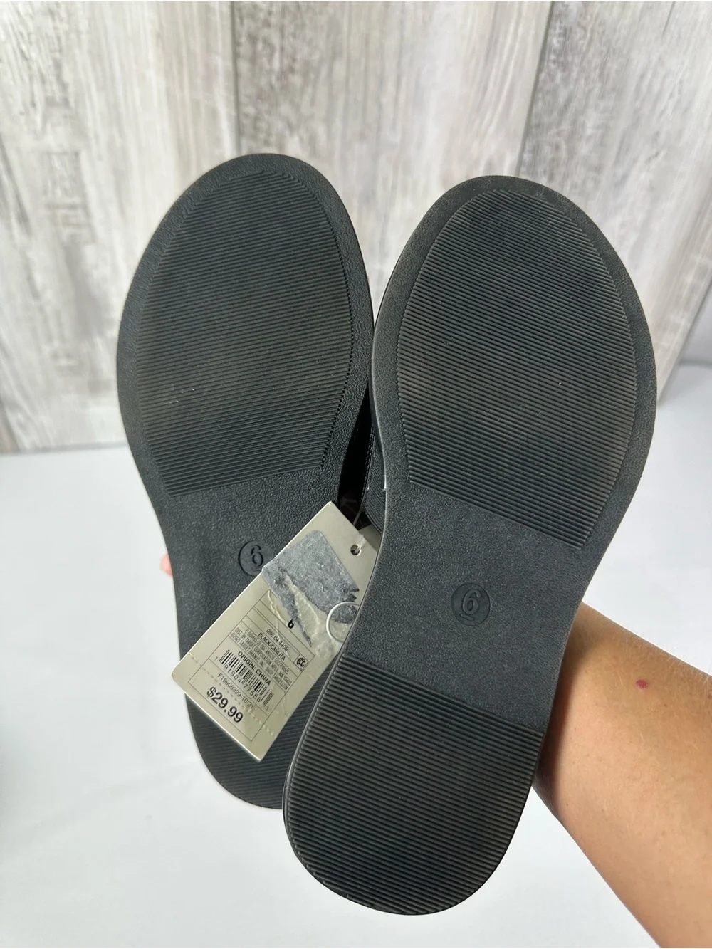 a.new.day™ Black Slide Sandals -6